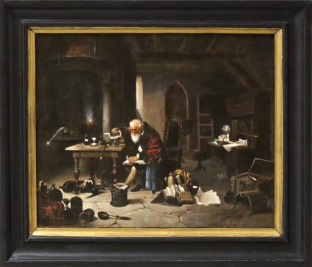 Scuola Fiamminga — L'alchimista